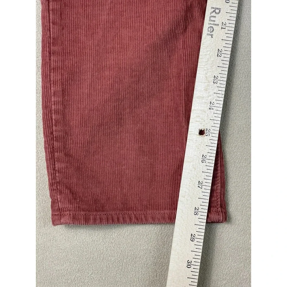 J Crew Pants Adult‎ 32x30 Brown Corduroy Straight Leg Western Mid Rise Mens